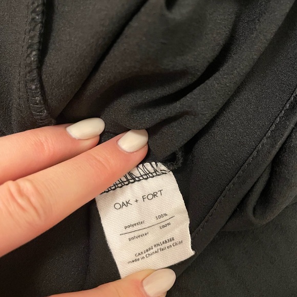 OAK FORT satin square neck dress - Picture 4 of 5